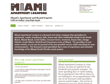 Tablet Screenshot of miamilocators.com